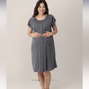 Women's Gray Maternity Sleepwear